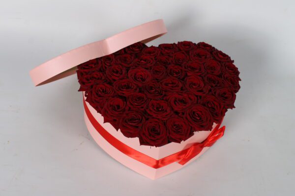 Roze rozentaartje XL
